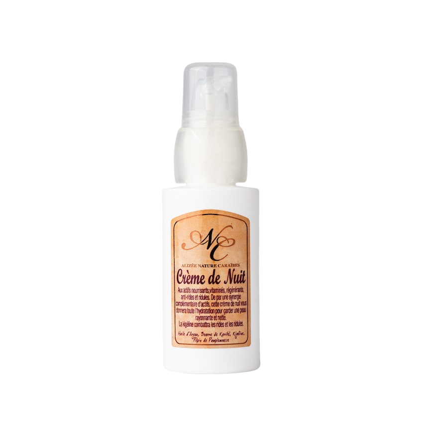 Crème de nuit hydratante de Guadeloupe