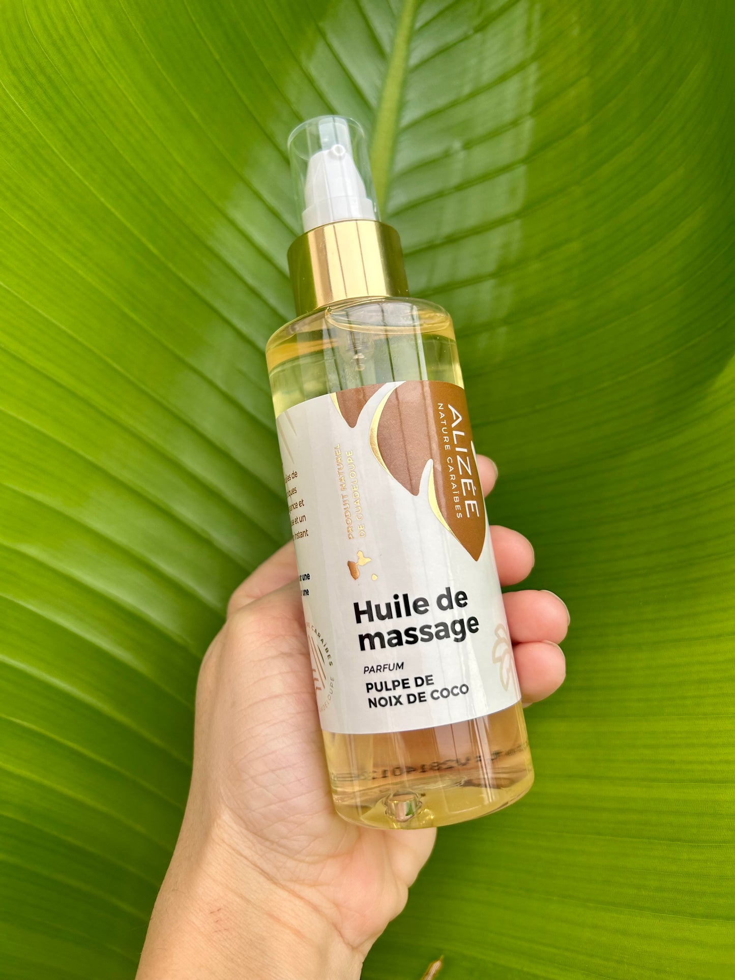 Huile de massage Coco de Guadeloupe