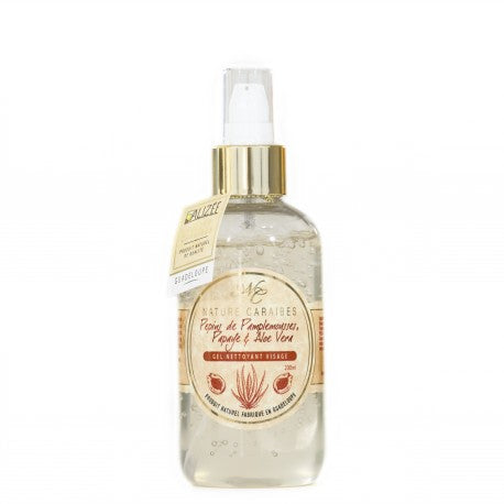 Gel nettoyant visage aloe vera et papaye de Guadeloupe