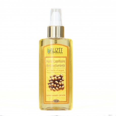 Huile Capillaire Restructurante à L'Huile D'Argan de Guadeloupe