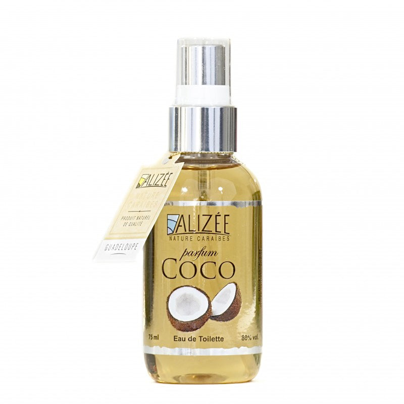 Eau de toilette parfum coco de Guadeloupe 75 ml