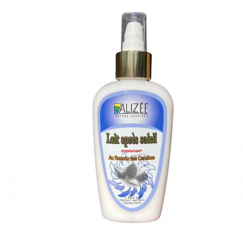 Lait après soleil hydratant au roucou de Guadeloupe