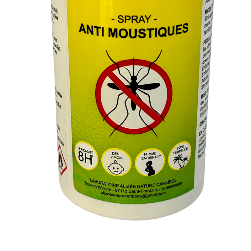 Spray anti moustiques de Guadeloupe