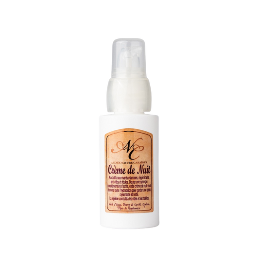 Crème de nuit hydratante de Guadeloupe