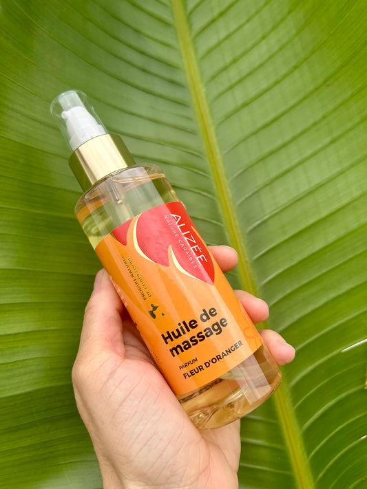 Huile de massage fleur d'oranger de Guadeloupe
