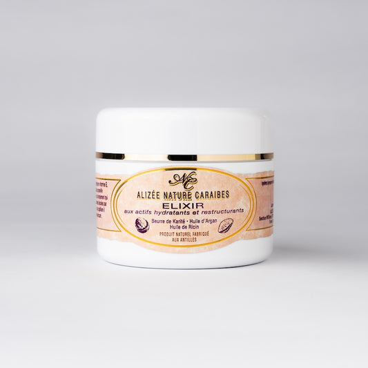 Elixir hydratant au beurre de karité huile d'argan de Guadeloupe