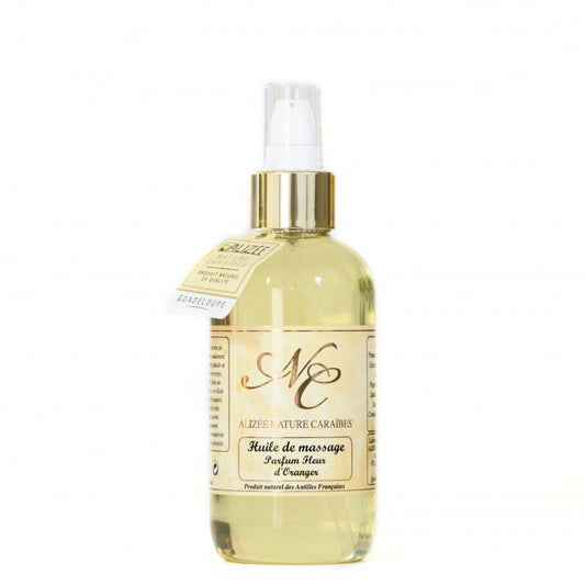 Huile de massage fleur d'oranger de Guadeloupe