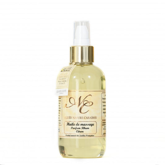 Huile de massage fleur de tiaré de Guadeloupe