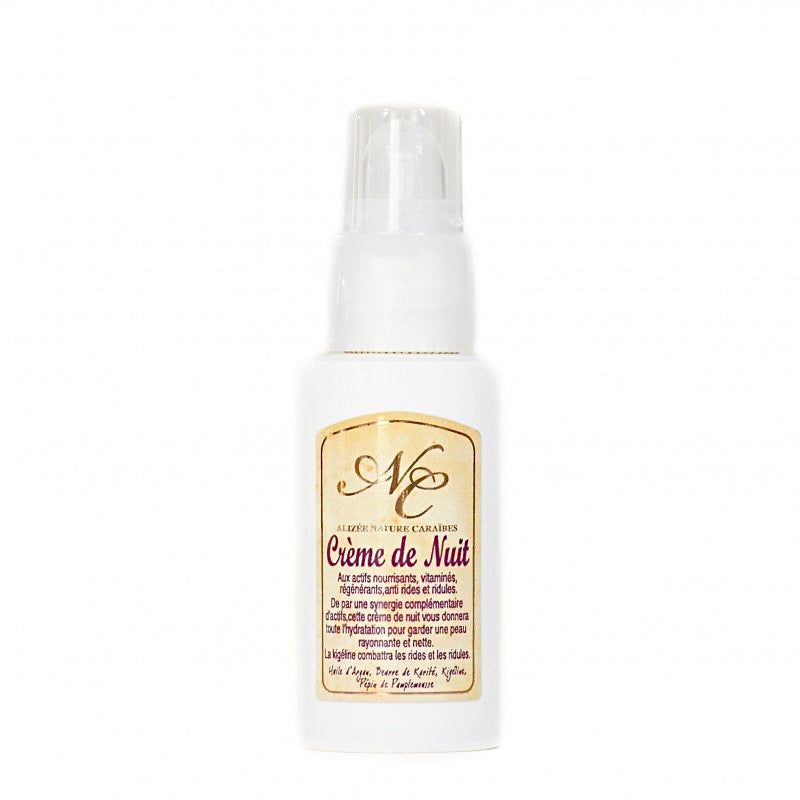 Crème de nuit hydratante de Guadeloupe