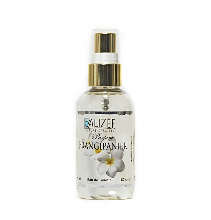Eau de toilette parfum frangipanier de Guadeloupe